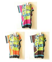 KG55 Gecko Hand Painted Women Batwing Kimono Dolman Women Abaya Dress Up... - $29.90