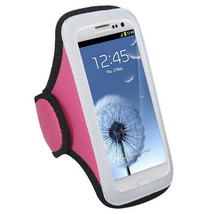 Hot Pink Sport Armband Case Phone Pouch Accessory For Alcatel Avalon V - £13.62 GBP