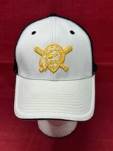 Pittsburgh Pirates Baseball Hat Eye Patch Logo Adjustable Strapback Black White - £8.45 GBP