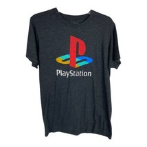 Play Station Mens Shirt Size S Small Short Sleeve Gray Play Station Logo... - $21.20