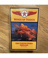 Wings Of Texaco 1929 Curtiss Robin Airplane Aircraft Die-Cast Toy Bank E... - $24.63 CAD