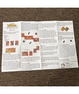 Hisss The Colorful Snake Matching Tile Game Instruction Sheet - $184.10 MXN