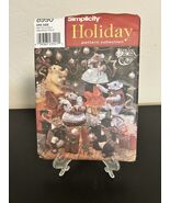 Vtg Simplicity Holiday Pattern Collection 8990 Beaver Valley Dolls Xmas ... - $7.92