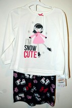 Just One You by Carters Toddler Girls 2 Piece Pajamas Im Snow Cute Size ... - £6.62 GBP