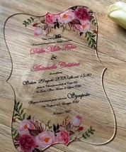 Laser Cut Acrylic Wedding Invitation,10pcs  Acrylic Birthday Invitations... - $609.16 MXN