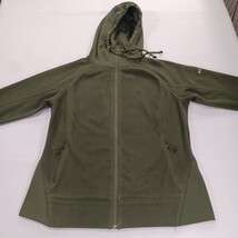 Columbia AL6543 Women's Green Full Zip Fleece Periwinkle Hoodie Jacket Size XL image 12