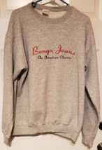 1980s Vintage Bongo Jeans  Sweatshirt Woman&#39;s Size L Made in the USA - £13.04 GBP