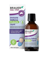 Brauer Baby &amp; Child Immune Defence Probiotic Liquid 45mL - $2,097.97 MXN