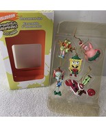 2006 SPONGEBOB SQUAREPANTS Nickelodeon 5 Mini Holiday Christmas Ornament... - $12.61