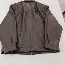 Preswick & Moore Outwear Men's  Brown Genuine Leather Jacket Size Large image 2