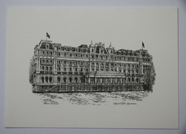 Amsterdam Amstel InterContinental Hotel Large Folded Card &amp; Envelope Pos... - £7.79 GBP