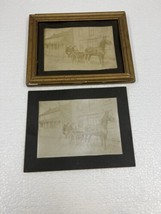 Vintage Photograph Lot - Horse &amp; Buggy Carriage Campbelltown Pennsylvania Houser - $9.99