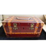 Lefevre Utile LU Biscuits French Steam Ship Travel Trunk Biscuit Tin c18... - £470.58 GBP
