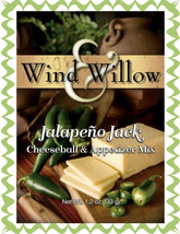 WIND AND WILLOW 1 Package Jalapeno Jack Cheeseball and Appetizer Mix 1.2 oz - £7.71 GBP