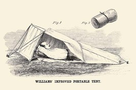 William's Improved Portable Tent 20 x 30 Poster - $25.98