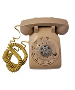 Vintage Bell System Light Creme Pink Rotary Phone w/Dial Volume Control ... - $679.62 MXN