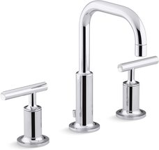 Kohler 14406-4-CP Purist Bathroom Sink Faucet -  Polished Chrome - FREE Shipping - £248.48 GBP