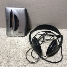 Sony Walkman WM-FX195 AM/FM Stereo Cassette Player Mega Bass Tested + He... - $32.62