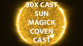 50x HAUNTED COVEN CAST SUN MAGICK HONOR SUCCESS WEALTH PLANETARY Witch Albina image 2