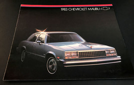 Vintage  Original 1983 Chevrolet Malibu 8-pageCar Sales Brochure Catalog - £6.68 GBP