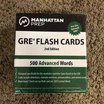 Manhattan Prep GRE Flash Cards 2nd Edition NEW Sealed Vocabulary Advanced Words - £7.85 GBP
