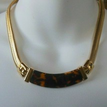 Vintage Signed NAPIER Gold-tone Collar Necklace - £62.85 GBP