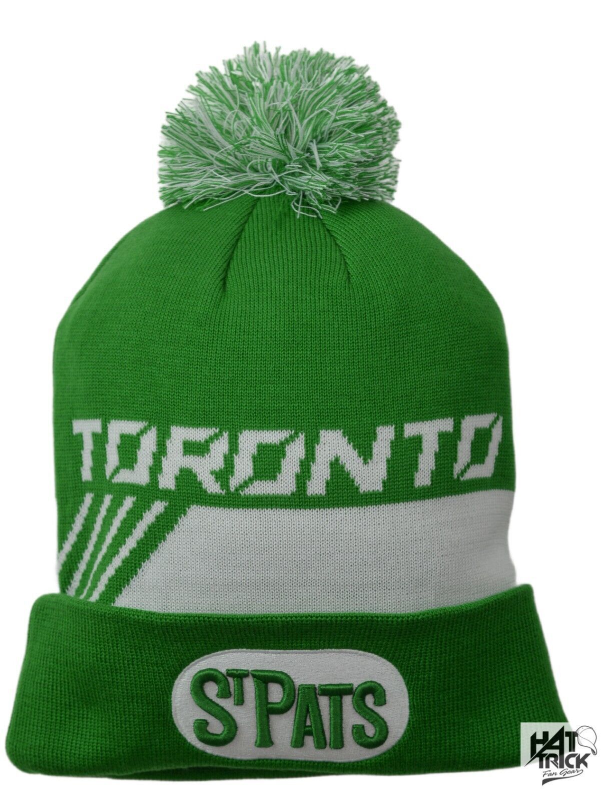 Toronto Maple Leafs NHL St. Pats Pro Locker Room Cuffed Knit Winter Hat with Pom