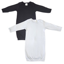 Bambini Newborn (0-6 Months) Boy Newborn Baby Boy 2 Piece Gown Set 100% Cotton B - £13.34 GBP