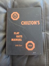 Vtg CHILTON’s Flat Rate &amp; Parts Manual 1959 Rambler Hudson Dodge Trucks 30th Yr - £20.83 GBP