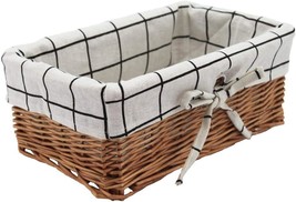 Rectangular Storage Baskets, Arts And Crafts (Natural), And Wicker Storage - £26.55 GBP