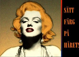 Swedish Wella Hair Color AD-SATT Farg Pa HARET!- Marilyn MONROE-YELLOW Hair BK31 - £2.33 GBP
