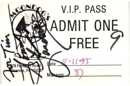 Sonny Landreth Autograph Concert Ticket Stub November 11 1995 Pittsburgh PA - $39.59