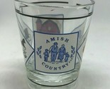 AMISH COUNTRY Living Barn Carriage Crossing Shot Glass Bar Shooter Souvenir - £5.60 GBP