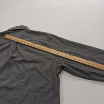 JACHS Men's Size Large Heavyweight Gray Cotton Blend Long Sleeve Shirt RN#123913 image 8