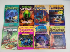 Lot of 8  R.L. Stine Goosebumps Paperback Books 1992-1996 Scholastics 1st Print - £23.34 GBP