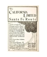 California Limited Railroad Santa Fe 1897 Advertisement Victorian Train ... - $19.99