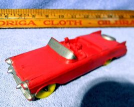Auburn Rubber USA Made Six Inch Red Convertible Chevrolet Automobile Car... - $12.95