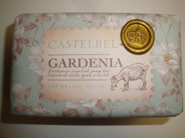 Castelbel Made in Portugal 10.5oz/300g Luxury Bath Bar Goat&#39;s Milk Soap Gardenia - £10.85 GBP