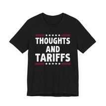 Thoughts and Tariffs Political T-Shirt | Kamala Harris Voters Funny Red ... - £13.97 GBP+