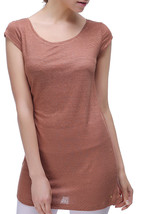 RH Women&#39;s Summer Shirt 100%Linen T-Shirt Short Sleeve Tee Tops Blouse RH2039 - £10.65 GBP