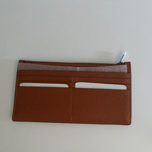 NWT Coach CI742G Zip Phone Wallet in refine pebble Leather Canyon - £43.57 GBP