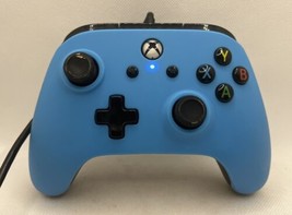  PowerA Enhanced Blue &amp; Black Wired Controller for Xbox One -Model 1508493-01 - £18.58 GBP