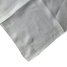 Handkerchief White Hankie Monogram B 10x9.75” - $11.20
