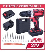 21V Power Drill Cordless Drill, Hammer Drill Cordless with 27 Pcs Access... - $58.95