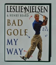 LESLIE NIELSEN SIGNED BOOK - BAD GOLF MY WAY - HC/DJ  w/COA - $169.00