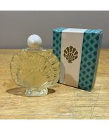 NIB 1990 Avon Vintage Skin So Soft Bath Oil 4.5 oz Seashell Glass Decanter - €21,25 EUR
