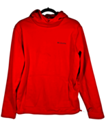 columbia omni shield hooded sweatshirt intense red with bottom cinch men... - $19.32