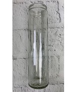 12 PCS Glass Hurricane Candleholder Tube Shade 9in Tall 2in Wide - £47.65 GBP