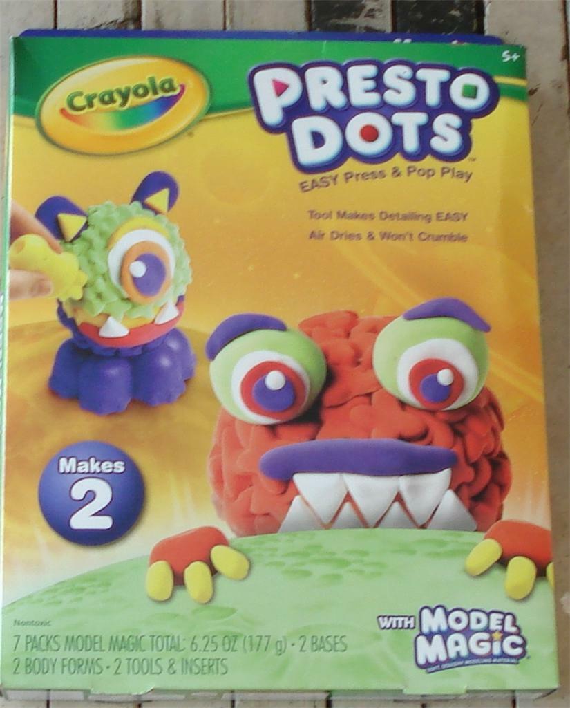 Primary image for BRAND NEW IN BOX Crayola Model Magic Presto Dots Monsters Craft Kit