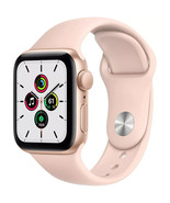 Apple Watch SE GPS Wi-Fi 40mm Pink Sand Sport band Gold-Aluminum Case  - $230.77 CAD